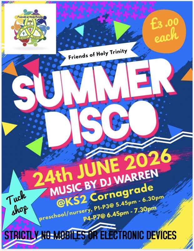 Holy Trinity Summer Disco